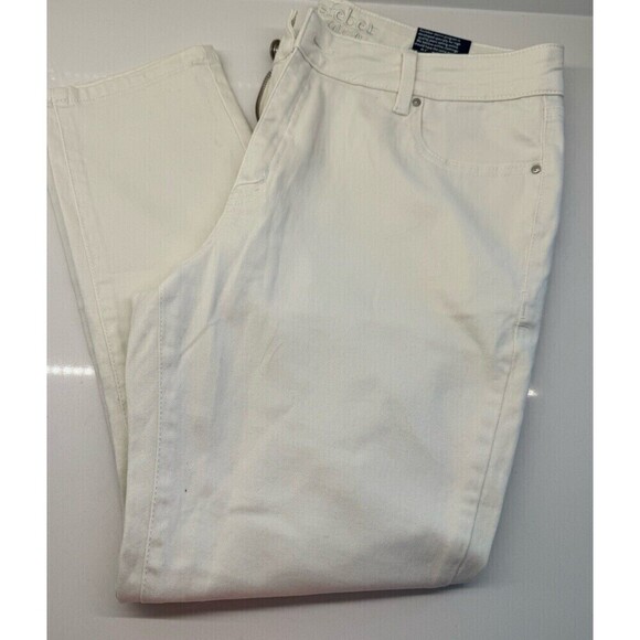 Resfeber jeans Roma collection cream skinny  jeans size 16 - Picture 5 of 15